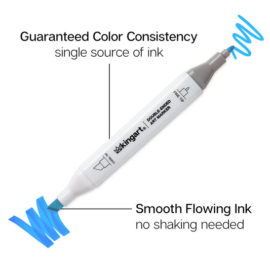 Double-Ended Alcohol Markers - 120 Colors