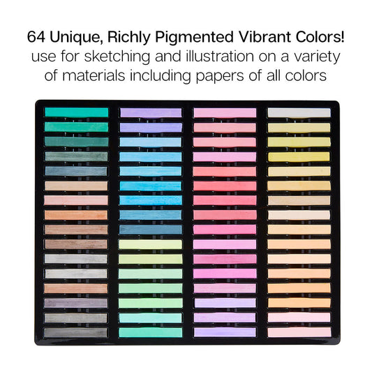 Chalk Pastels 64 pc
