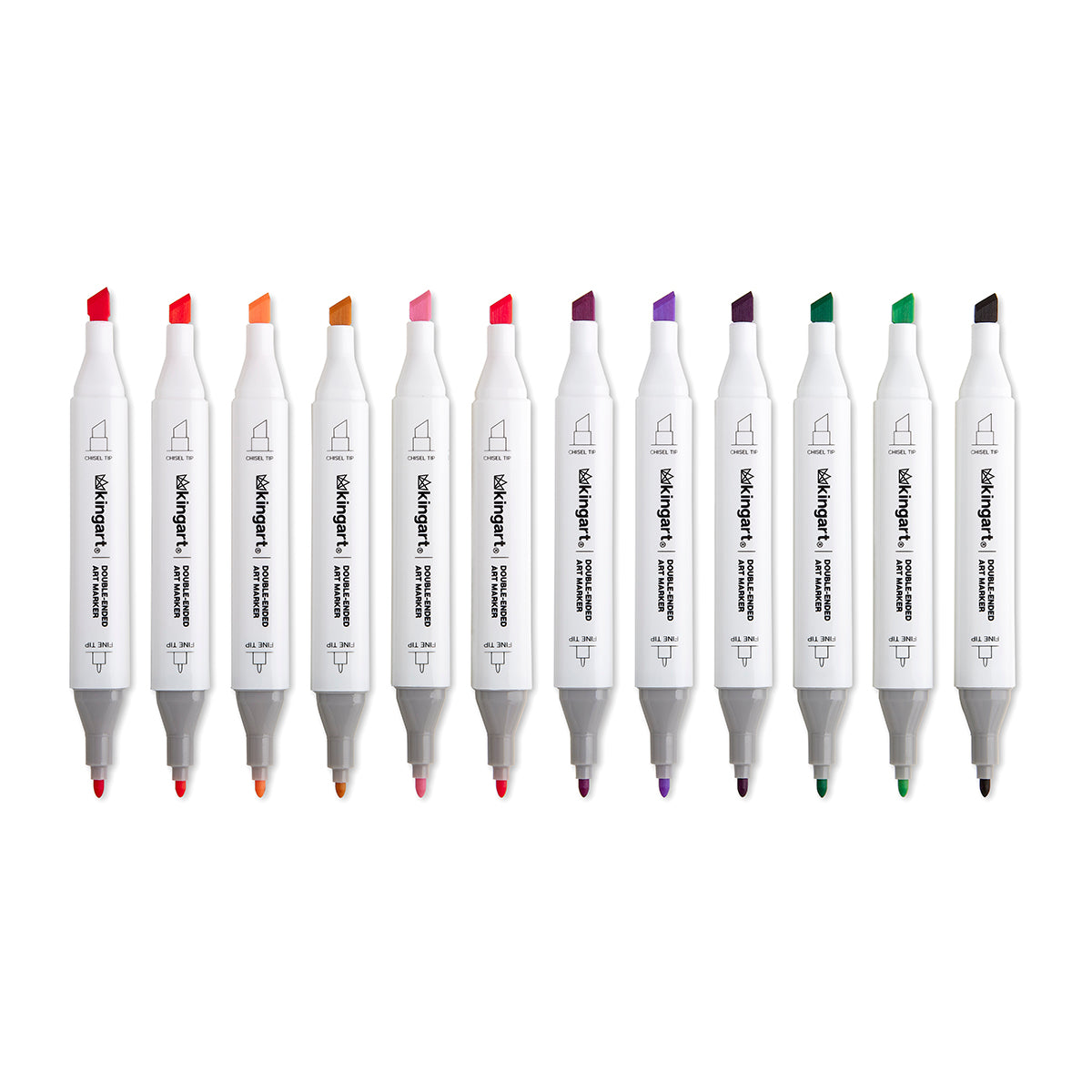 Double-Ended Alcohol Markers - 12 Floral Colors