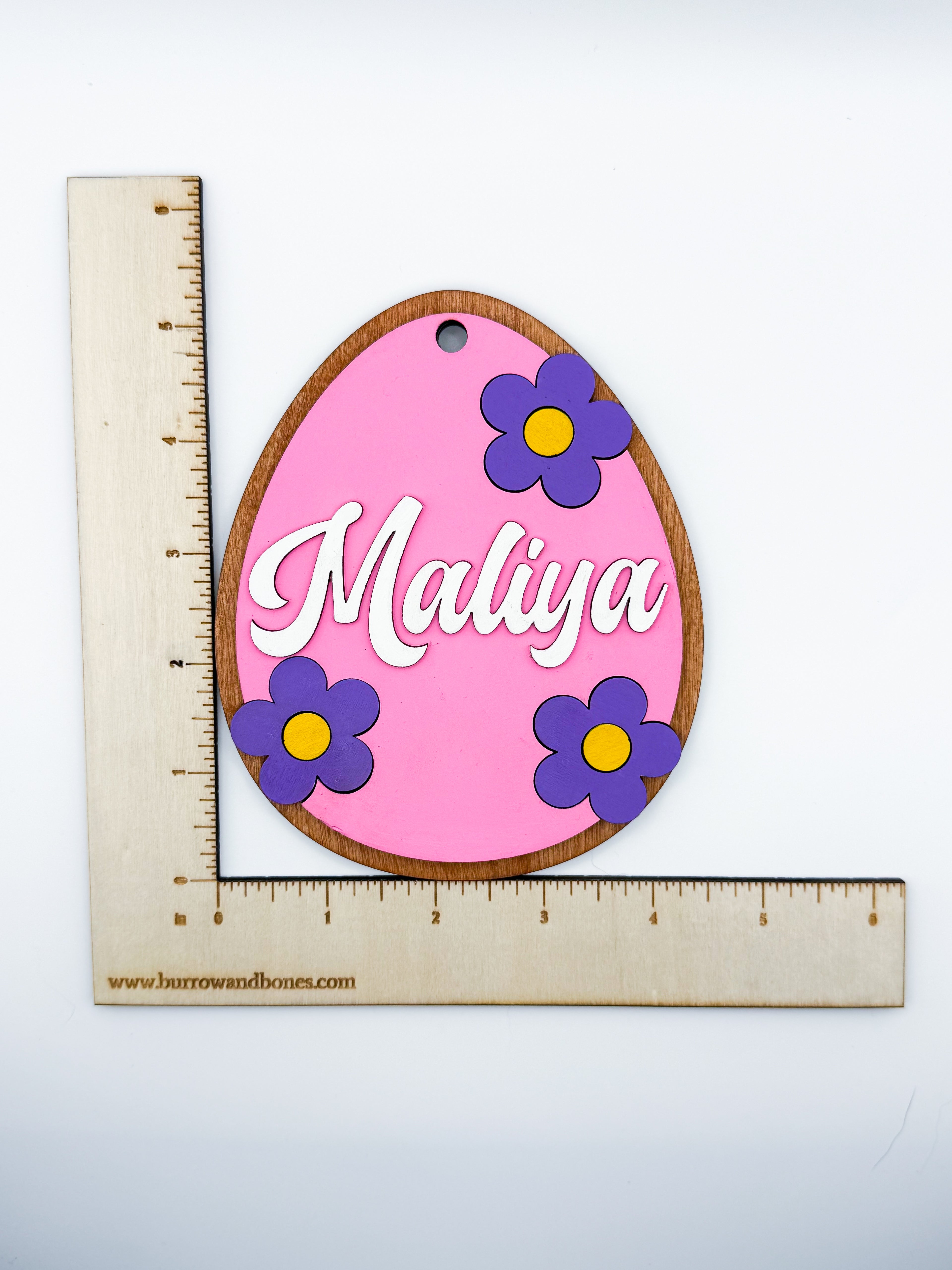 Personalized Easter Basket Name Tags -Egg