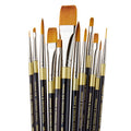 Original Gold® Golden Taklon Acrylic Handle Brush Set 12 pc