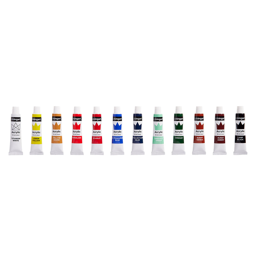 Acrylic Painting Set with Table Easel, 24 pc