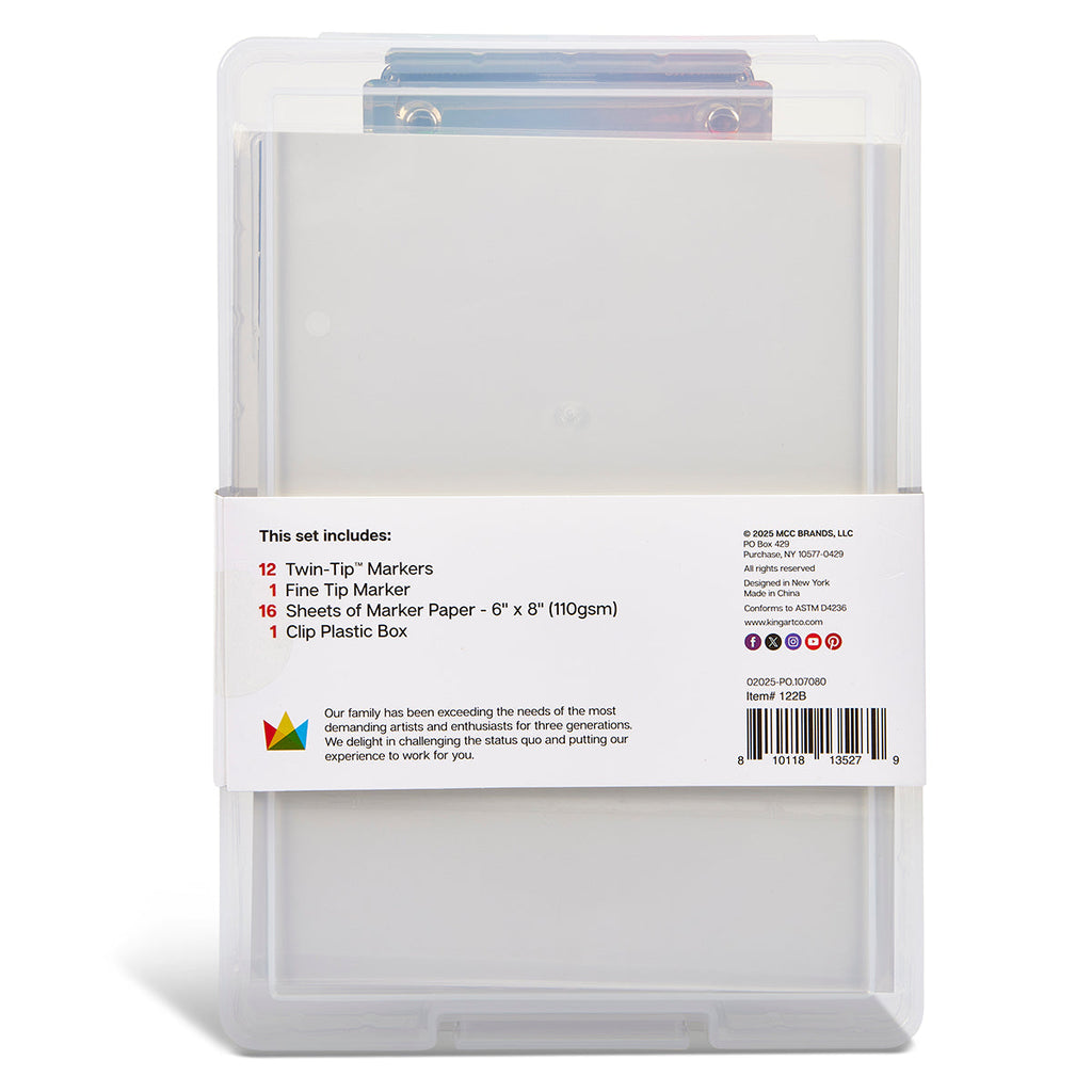 Marker Art Set with Case - 30 pc