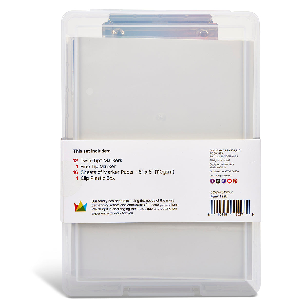 Marker Art Set with Case - 30 pc