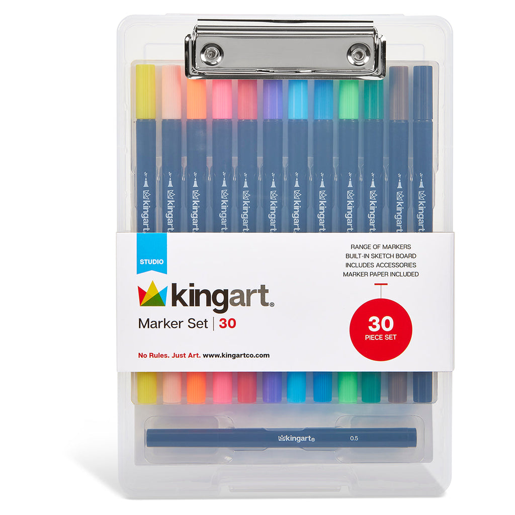 Marker Art Set with Case - 30 pc