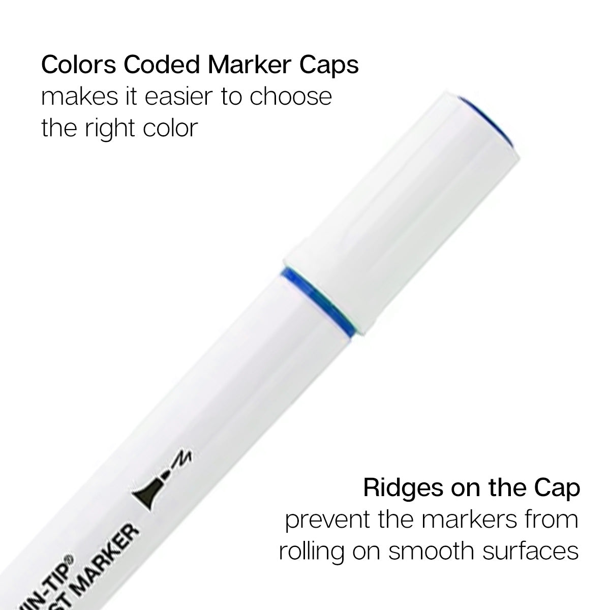 Twin-Tip™ Chisel & Fine Alcohol Markers - 12 Colors