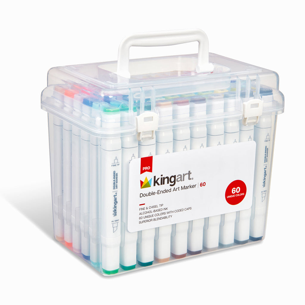 PRO Double-Ended Alcohol Markers - 60 Colors