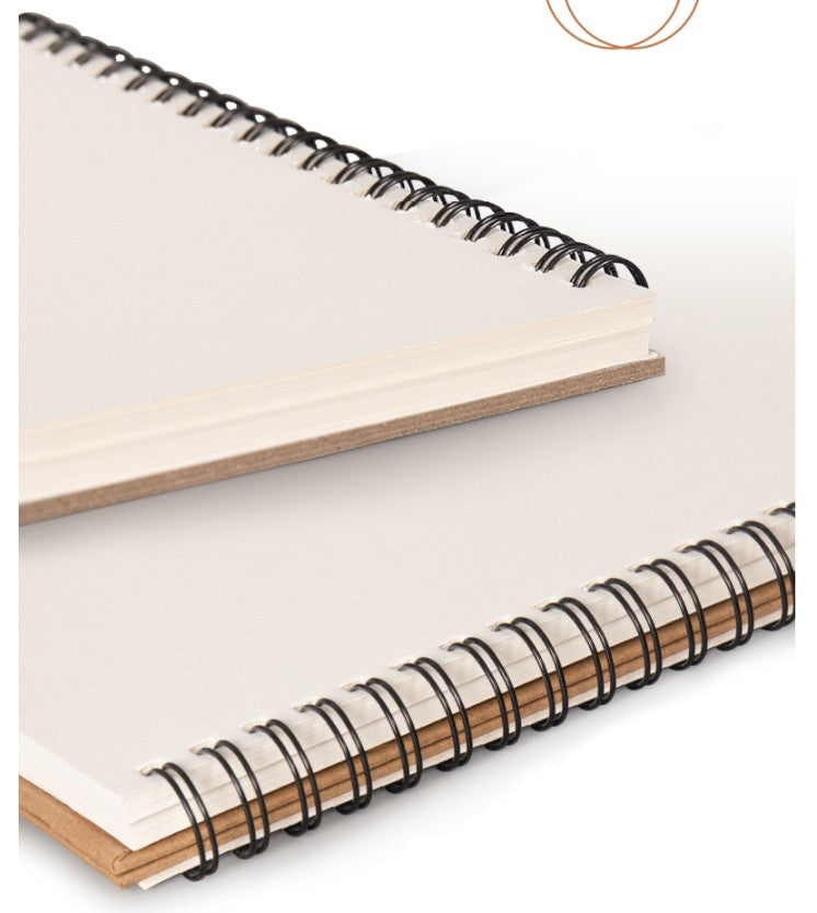 Sketchbook 8K / 16K / A4 Painting Diary Painting Graffiti Soft Cover Black Paper Sketch Book Notebook Office School Supplies Gif