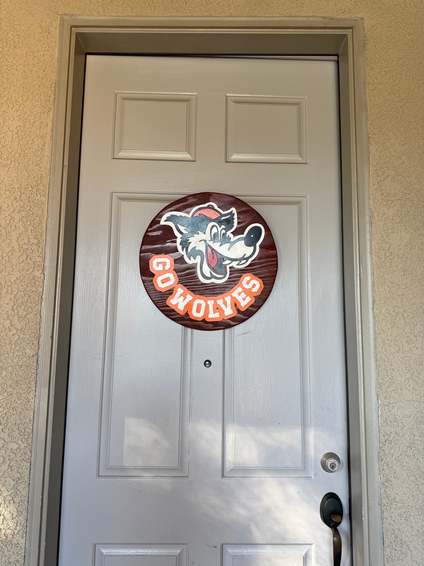 Woody the Woodland Wolf Door Hanger