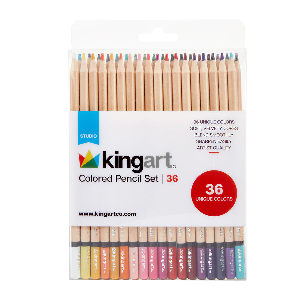 Studio Colored Pencils Set - Soft Core  - 36 Colors
