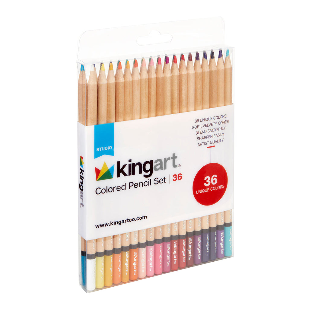 Studio Colored Pencils Set - Soft Core  - 36 Colors