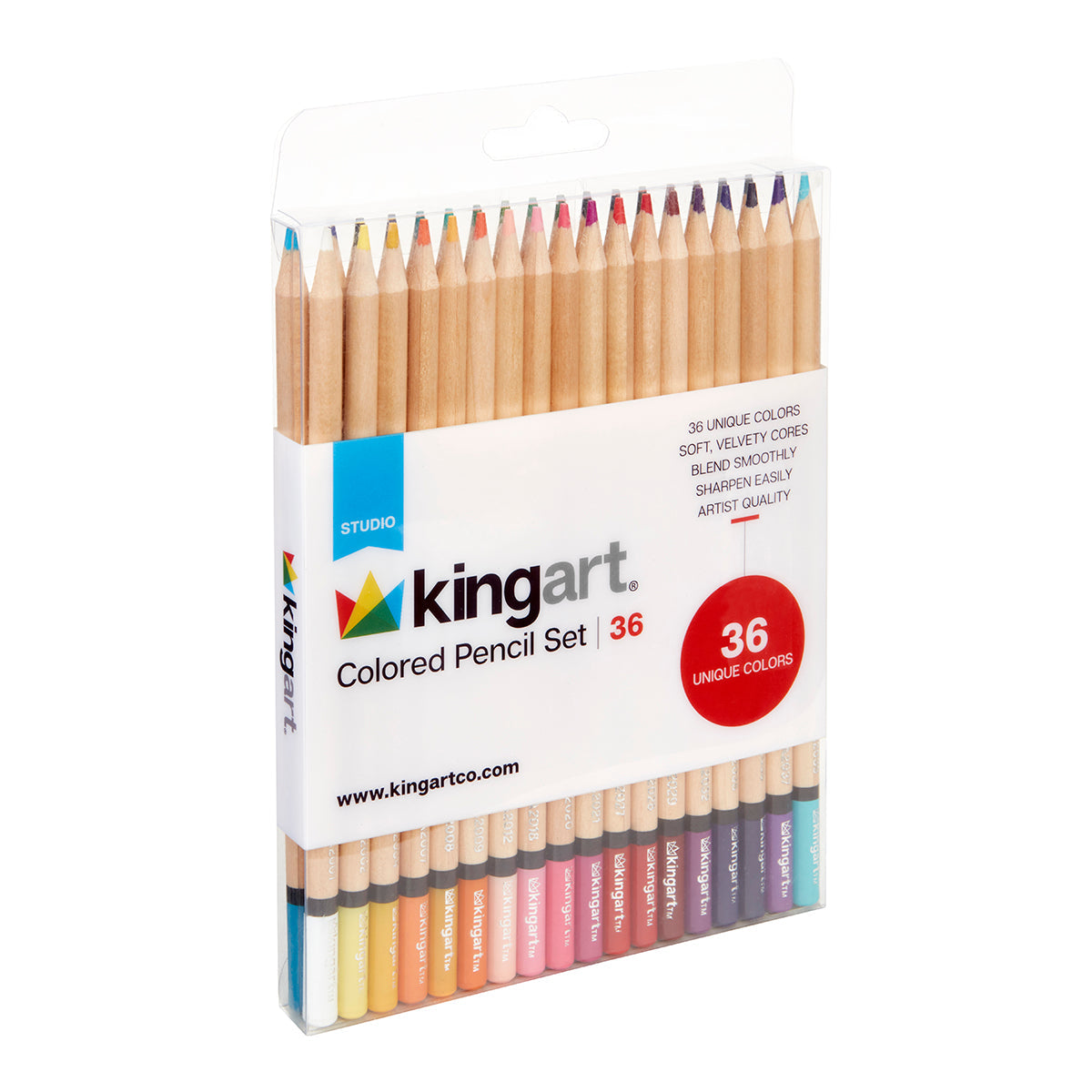 Studio Colored Pencils Set - Soft Core  - 36 Colors