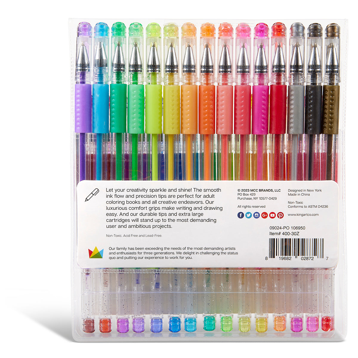 Gel Pens 30 Glitter Colors