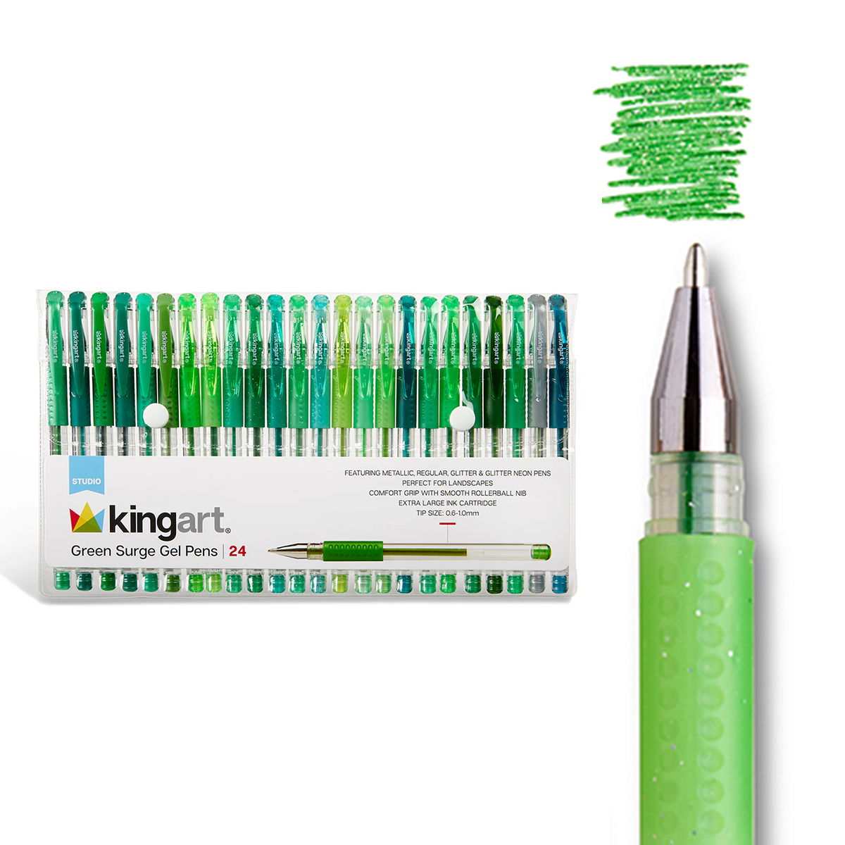 Gel Pens 24 Green Tone Colors