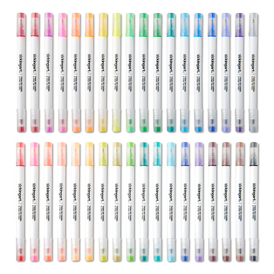 Twin-Tip™ Chisel & Fine Markers 36 Colors