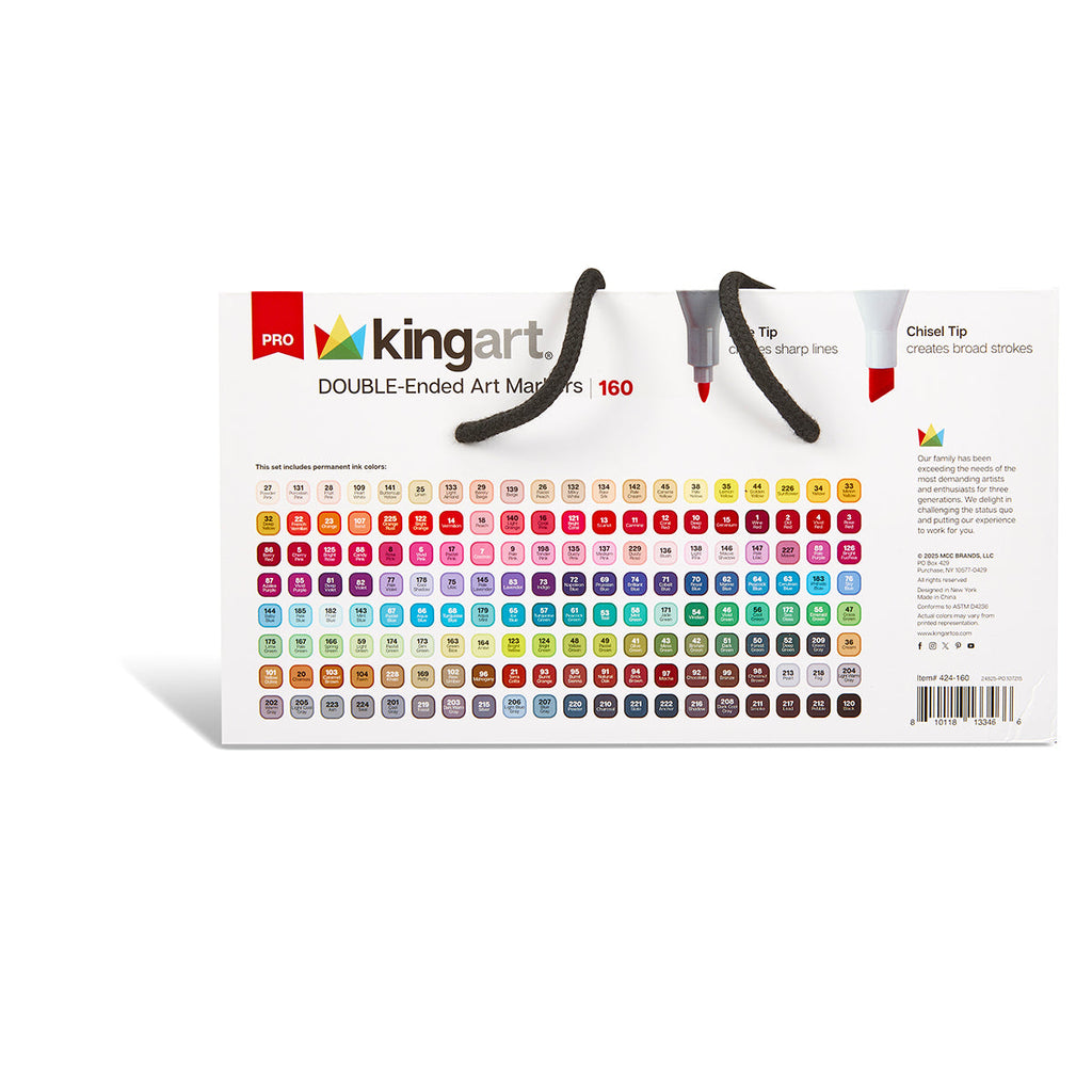 PRO Double-Ended Alcohol Markers - 160 Colors