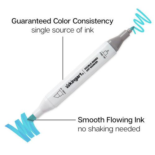 PRO Double-Ended Alcohol Markers - 24 Bright Colors
