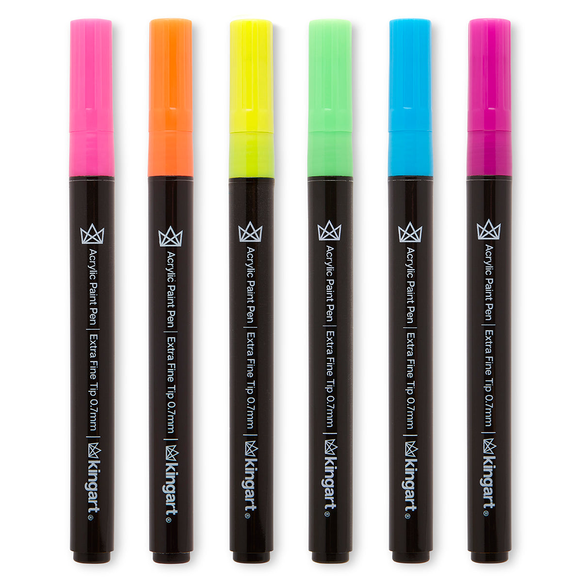 Acrylic Paint Pens Extra Fine - Neon Colors 6 pc