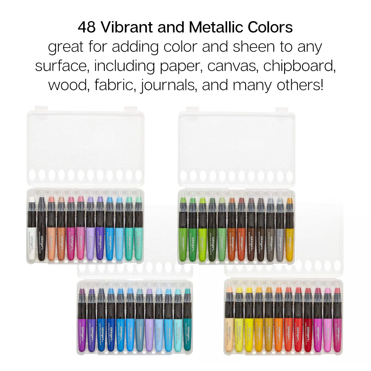 Gel Stick Crayons 48 Colors