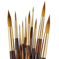 Finesse™ 8020 Ultra Round™ Synthetic Kolinsky Sable Brush Set - 10 pc