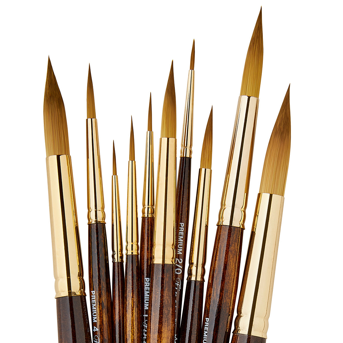 Finesse™ 8020 Ultra Round Brushes 10 pc