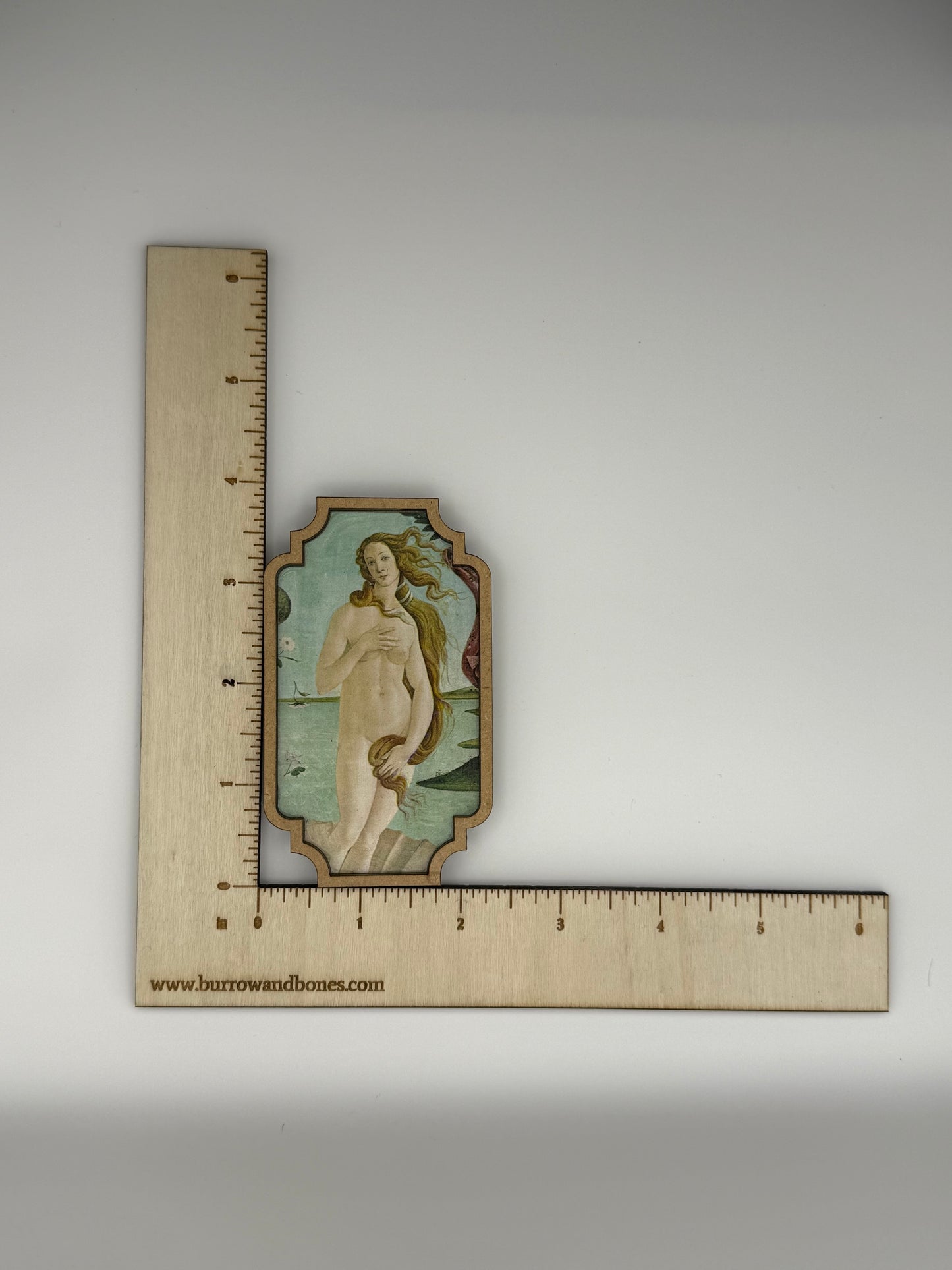 Renaissance Art Wooden Magnet Set of 3