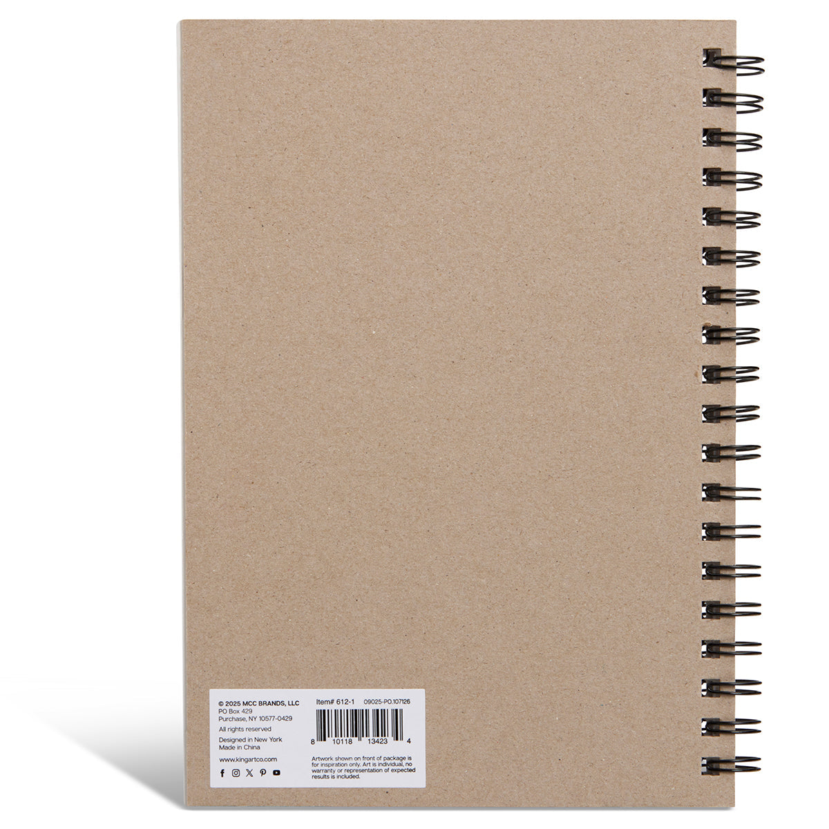 Watercolor Paper - Side Spiral - 7” x 10” - 30 Sheets