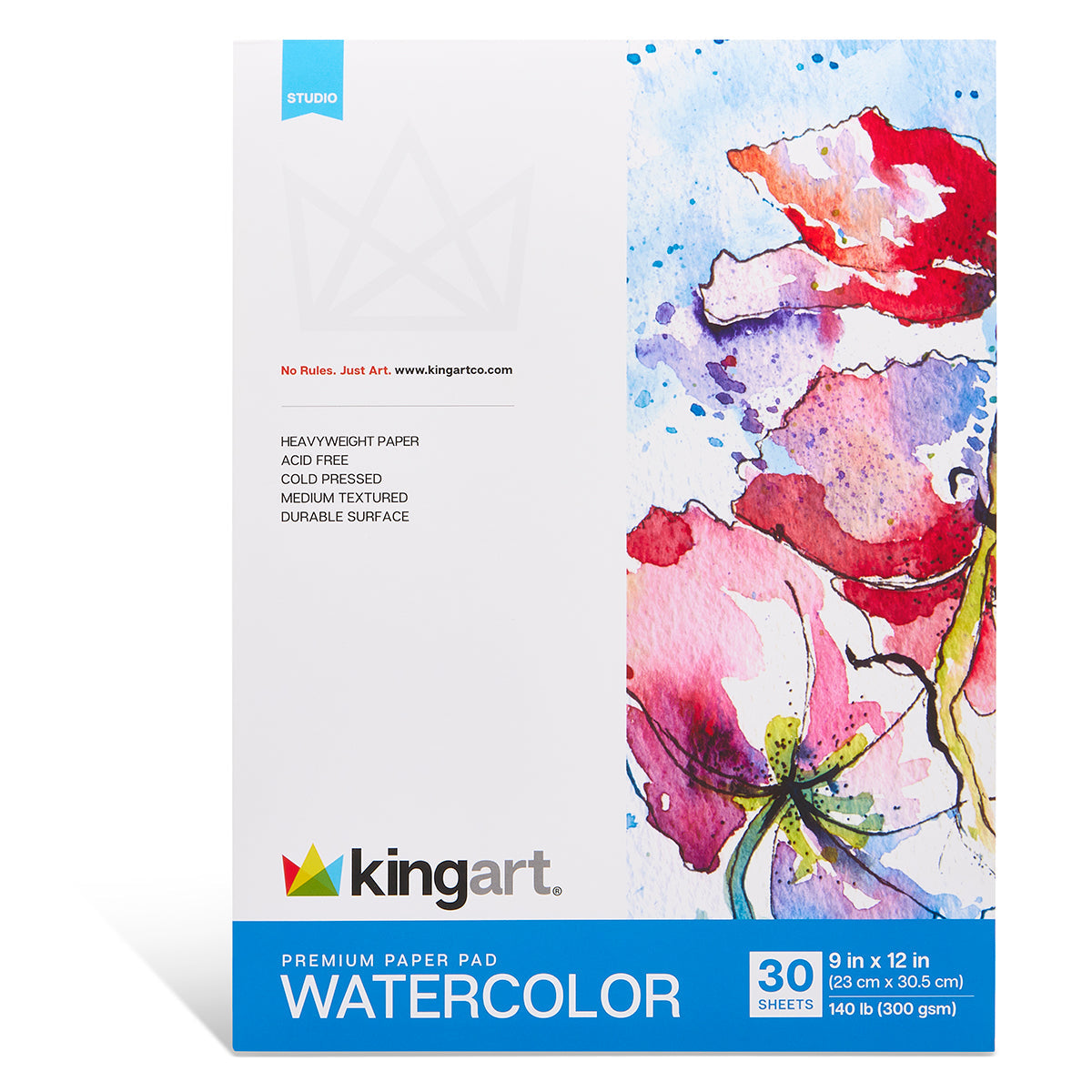 Watercolor Paper - Top Bound - 9” x 12” - 30 Sheets