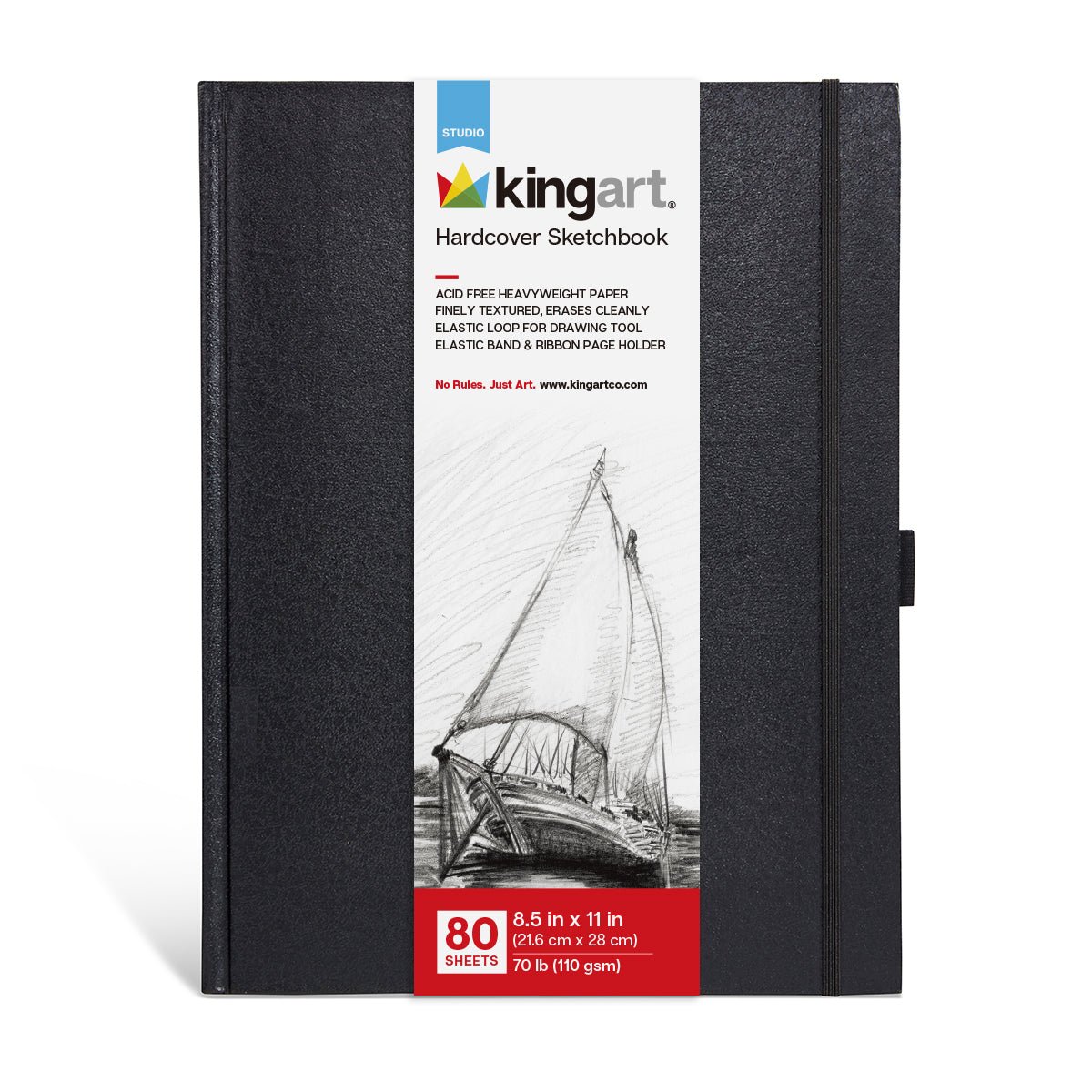 Hardcover Sketchbook - 8.5” x 11" - 80 Sheets