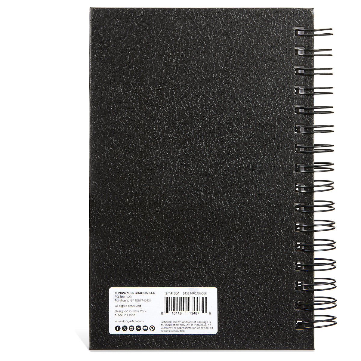 Spiral Sketchbook 5.5” x 8.5” - 100 Pages