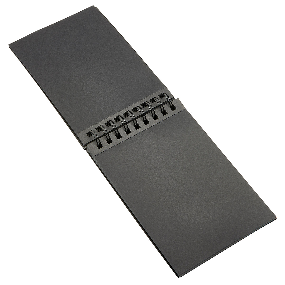 Black Drawing Paper - Top Spiral - 5” x 7.5” - 75 Sheets