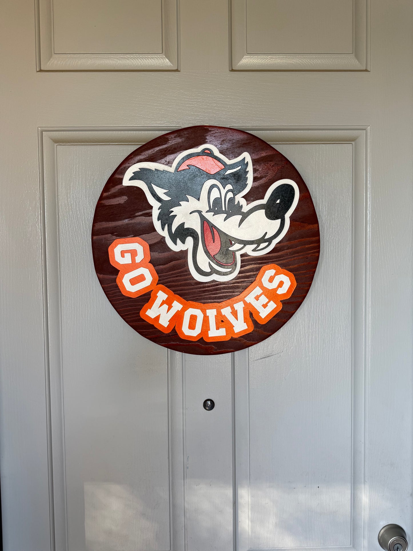 Woody the Woodland Wolf Door Hanger