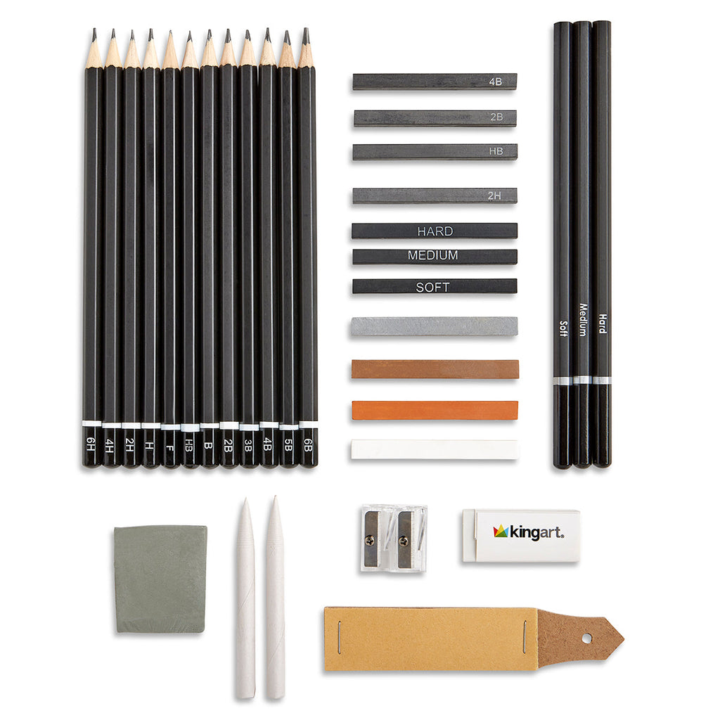 Sketching Set in Tin Case 34 pc