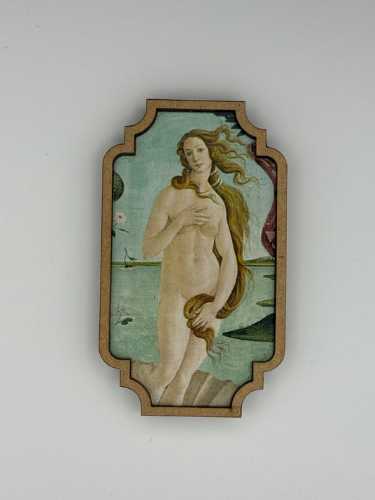 Renaissance Art Wooden Magnet Set of 3