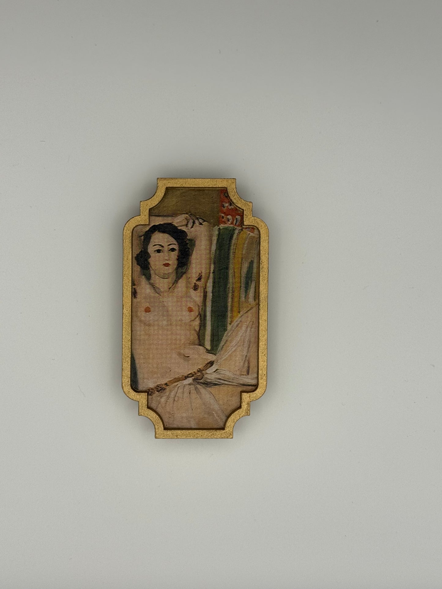 Mini Art Magnet – Odalisque With Raised Arms