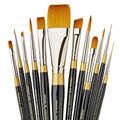 Original Gold® Golden Taklon Brush Set 12 pc