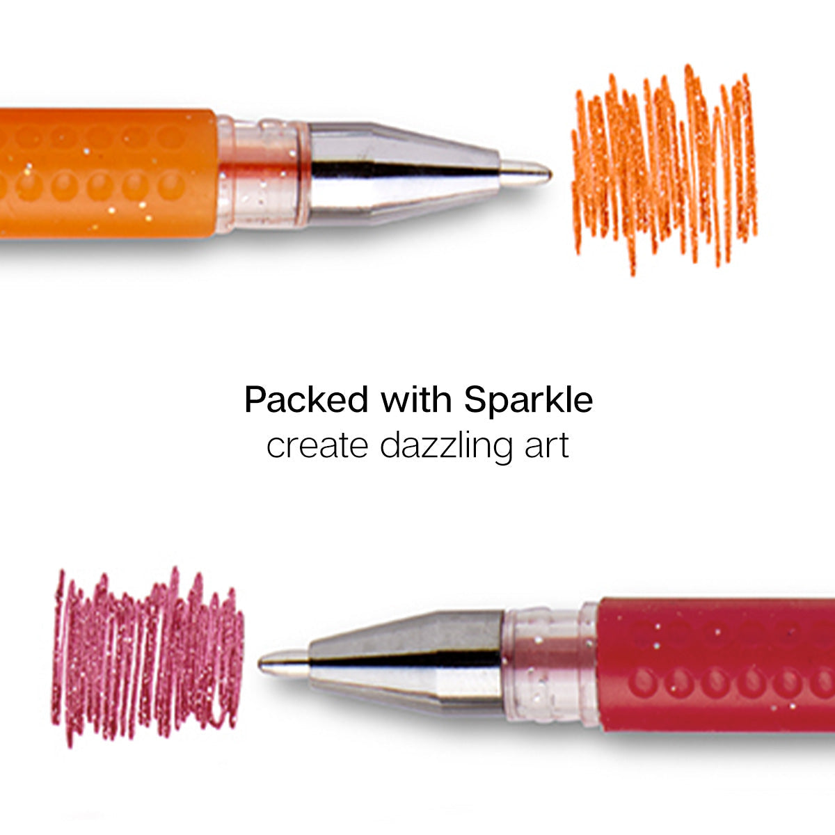 Gel Pens - Comfort Grip - Red & Yellow Tone - 24 Colors