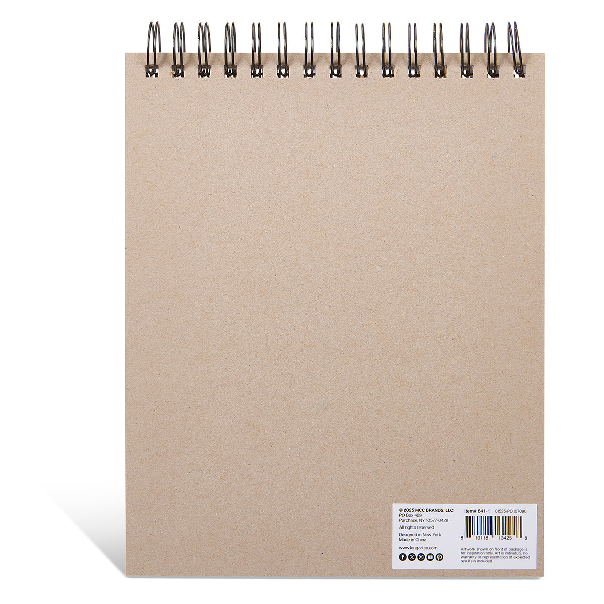 Drawing Paper Pad - Top Spiral - 8” x 10” - 75 Sheets