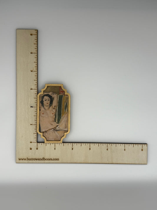 Mini Art Magnet – Odalisque With Raised Arms