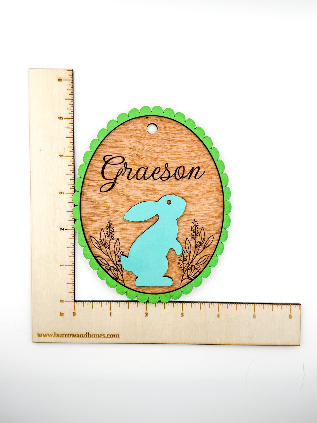 Personalized Easter Basket Name Tags-Bunny