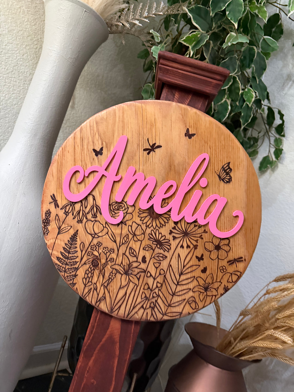 Engraved Name Sign “Amelia”