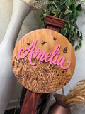 Engraved Name Sign “Amelia”