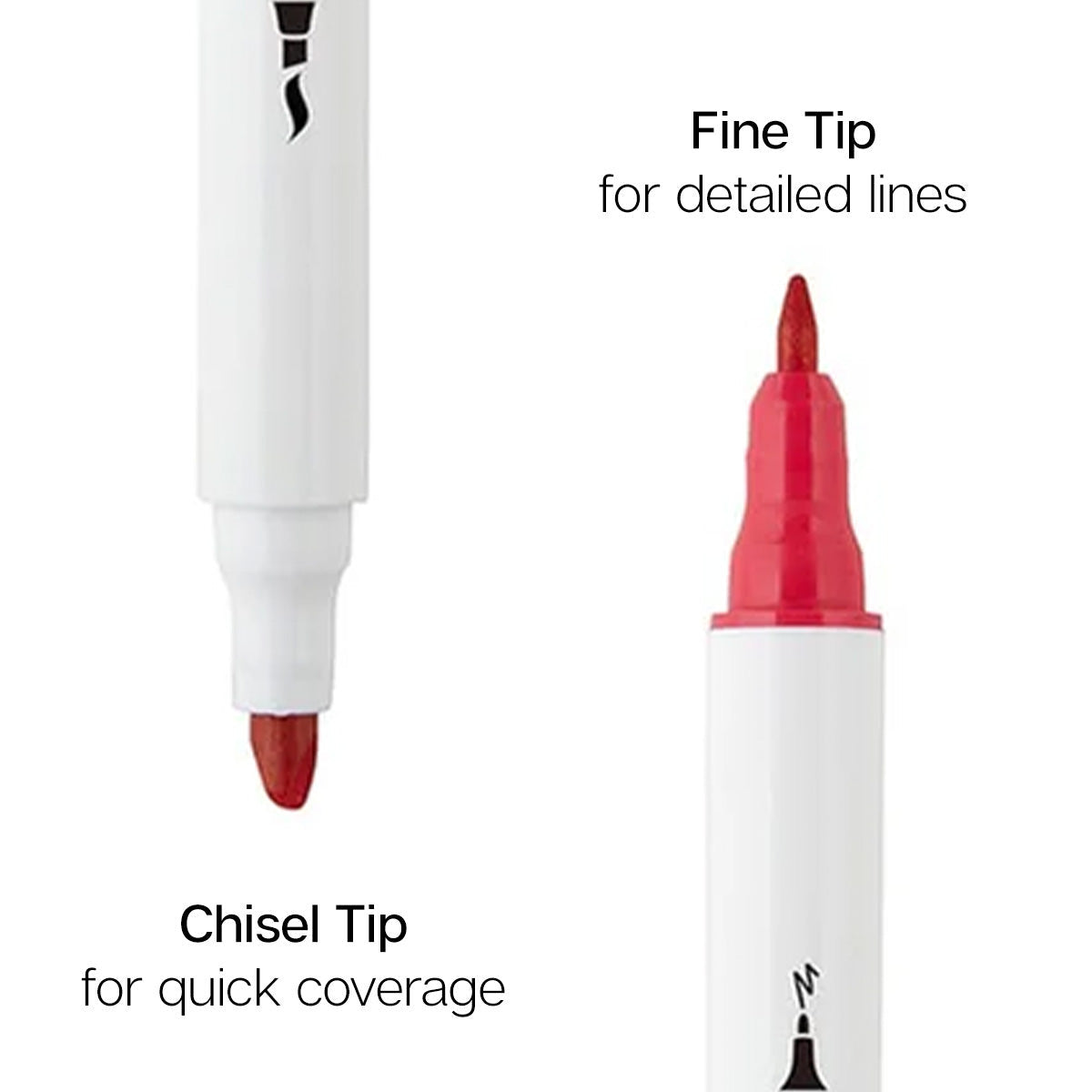 Twin-Tip™ Chisel & Fine Alcohol Markers - 60 Colors