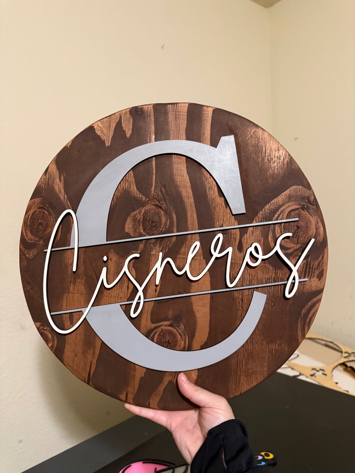 Personalized Monogram Door Hanger