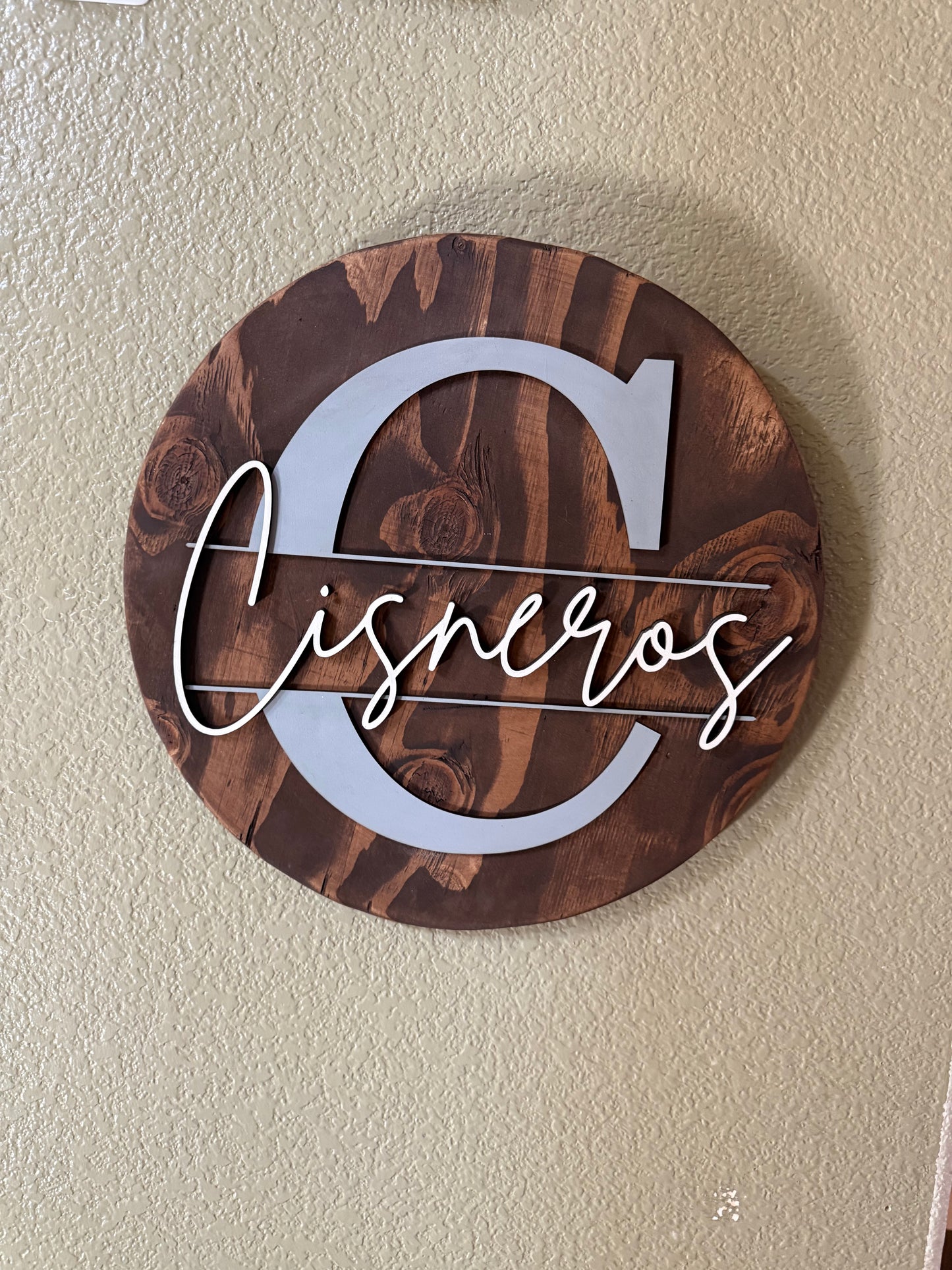 Personalized Monogram Door Hanger