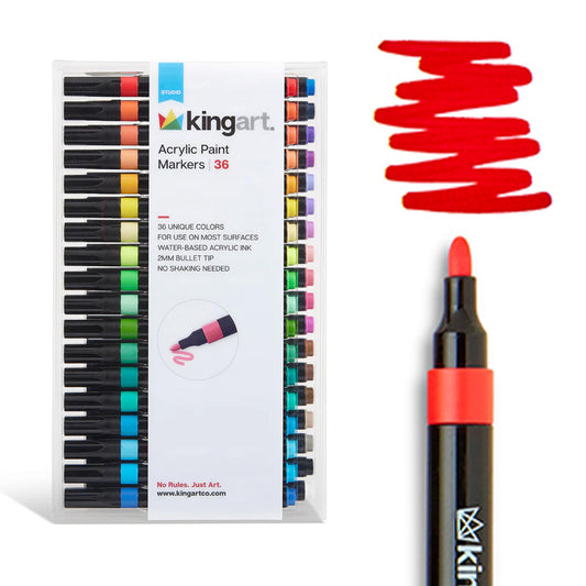 Acrylic Paint Markers - 36 Colors