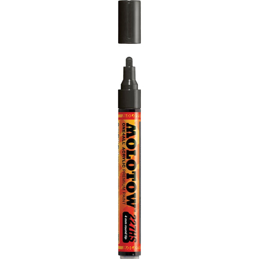Molotow One4All Acrylic Paint Marker - Signal Black - 4mm Bullet Tip