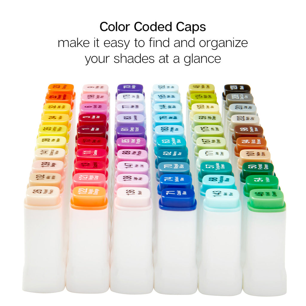 PRO Double-Ended Alcohol Markers - 60 Colors