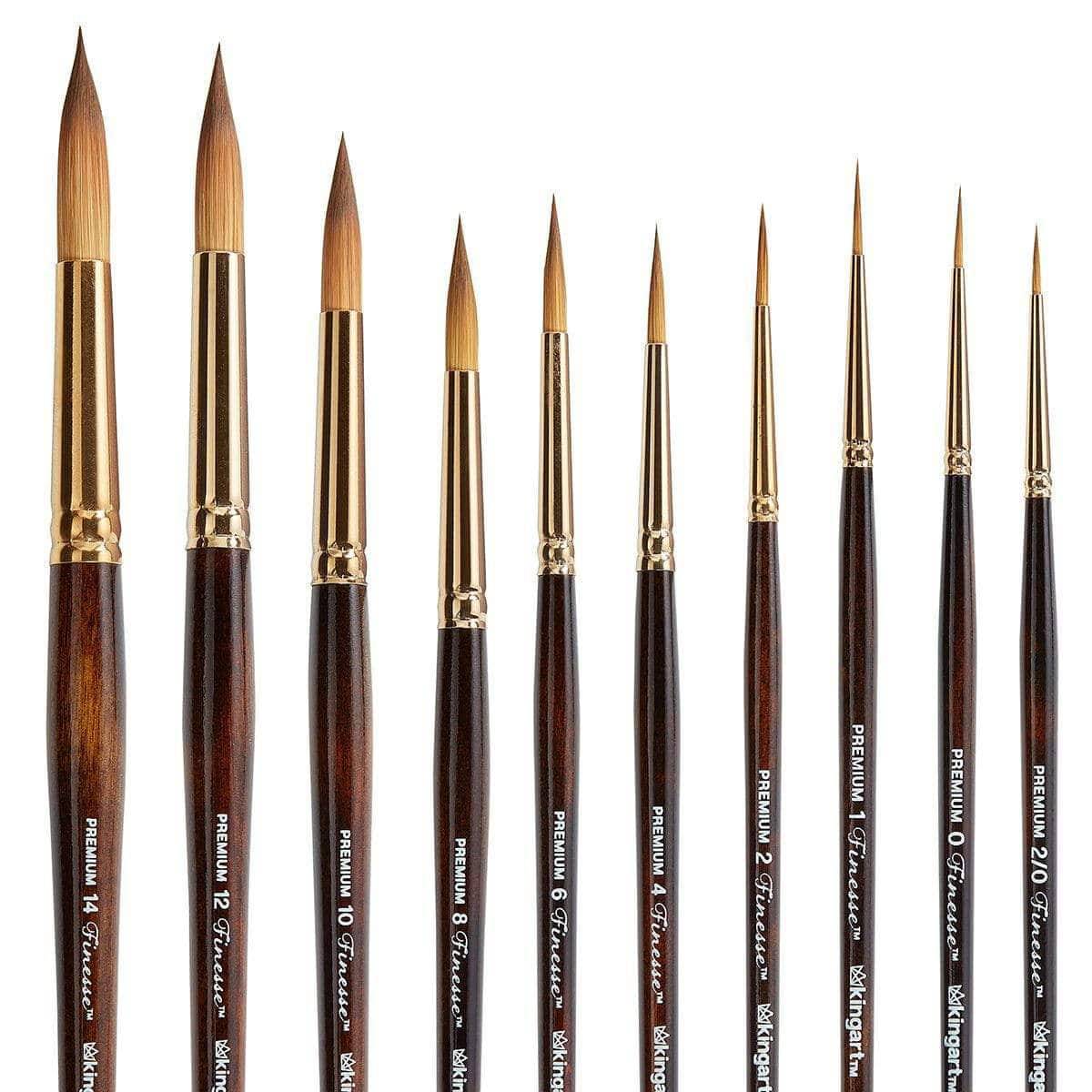 Finesse™ 8020 Ultra Round Brushes 10 pc