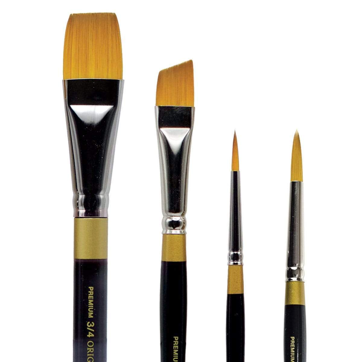 Original Gold® Golden Taklon Brush Set 4 pc